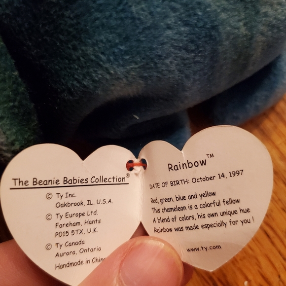 Rainbow Beanie Baby - Picture 3 of 6